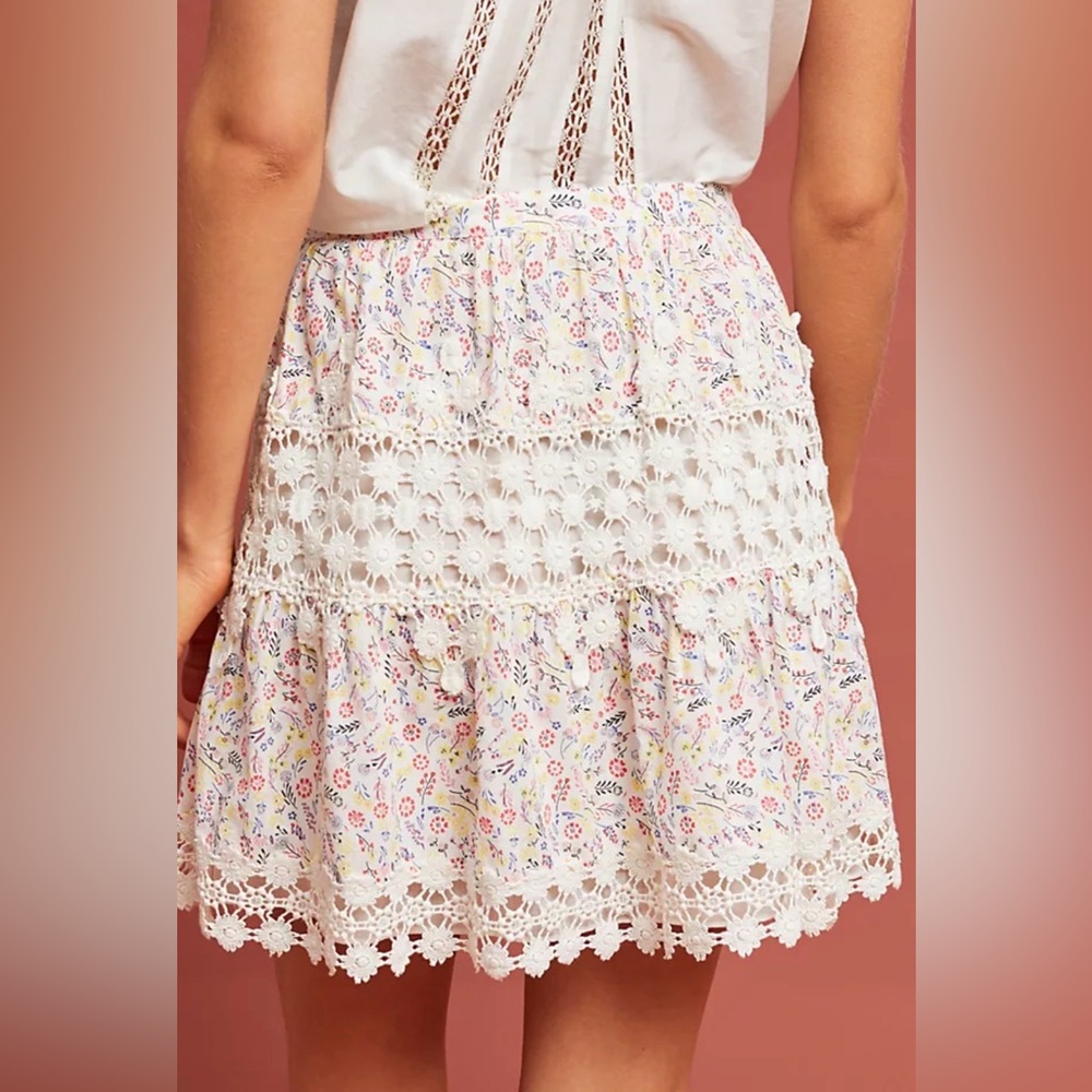 Anthropologie, Margo lace skirt by Ranni Gill, size small